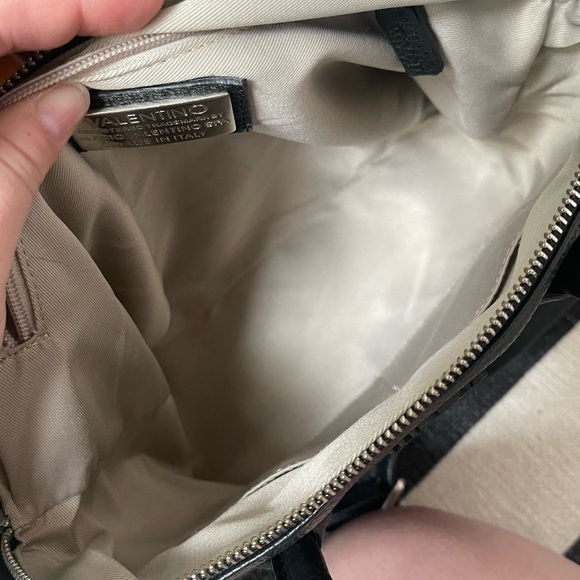 SOLD - MARIO VALENTINO studded black crossbody - Picture 4 of 8